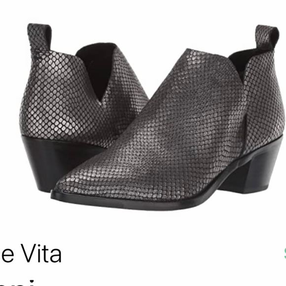 Dolce Vita gunmetal snake booties - Picture 4 of 13